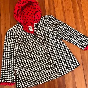 Bailey Boys Girls Houndstooth Coat Size 6